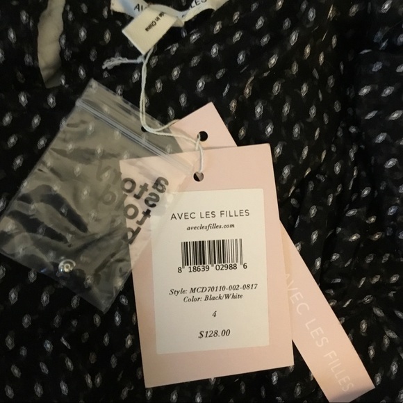 *HOLD 1 4 EVA* NWT Avec Les Filles Ruffle Dress - Picture 5 of 7